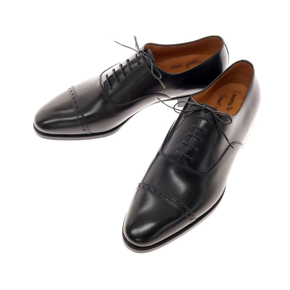 【中古】【未使用】エンツォ ボナフェ Enzo Bonafe ストレートチップ ドレスシューズ ブラック【 7 】【 状態ランクS 】【 メンズ 】