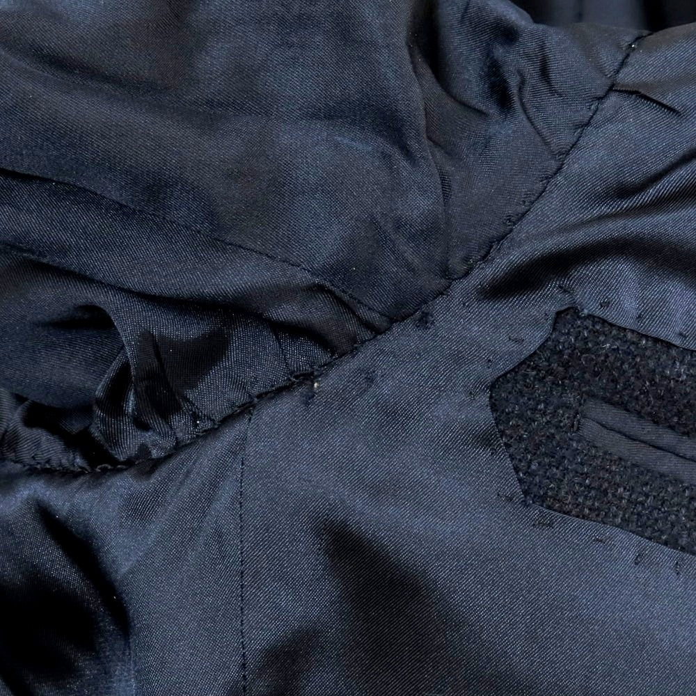 【中古】コルウ COL ウール系 3B テーラードジャケット ネイビー【 表記なし(S位) 】【 状態ランクC 】【 メンズ 】