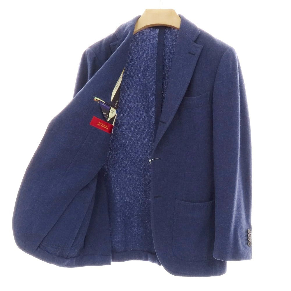 【中古】リングヂャケット RING JACKET 60周年 ウール 3B テーラードジャケット ライトネイビー【サイズ44】【 状態ランクC 】【 メンズ 】 [BPD]
