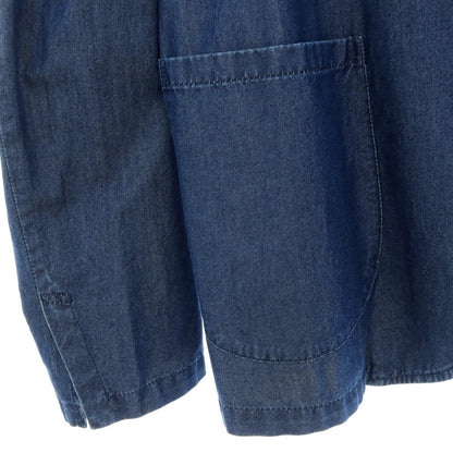 【中古】ジャンネット giannetto コットン シャンブレー 2B カジュアルジャケット ネイビー【サイズ46】【 状態ランクB 】【 メンズ 】