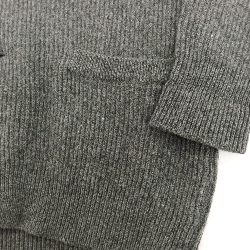 【中古】ウィリアムロッキー WILLIAM LOCKIE BEAMS PLUS別注 ウール ショールカラー カーディガン グレー【 XS 】【 状態ランクC 】【 メンズ 】