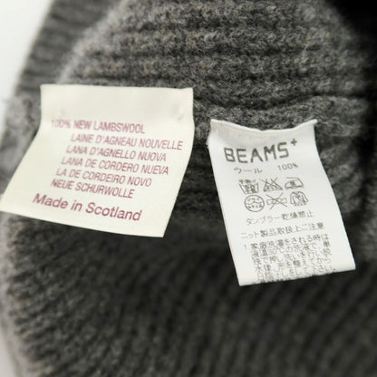 【中古】ウィリアムロッキー WILLIAM LOCKIE BEAMS PLUS別注 ウール ショールカラー カーディガン グレー【 XS 】【 状態ランクC 】【 メンズ 】