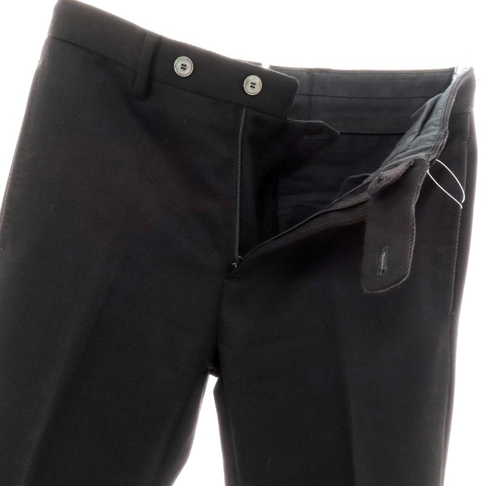 【中古】ジービーエス トラウザーズ GBS Trousers ウール カジュアルスラックスパンツ ブラック【サイズ44】【 状態ランクB 】【 メンズ 】[BPD]