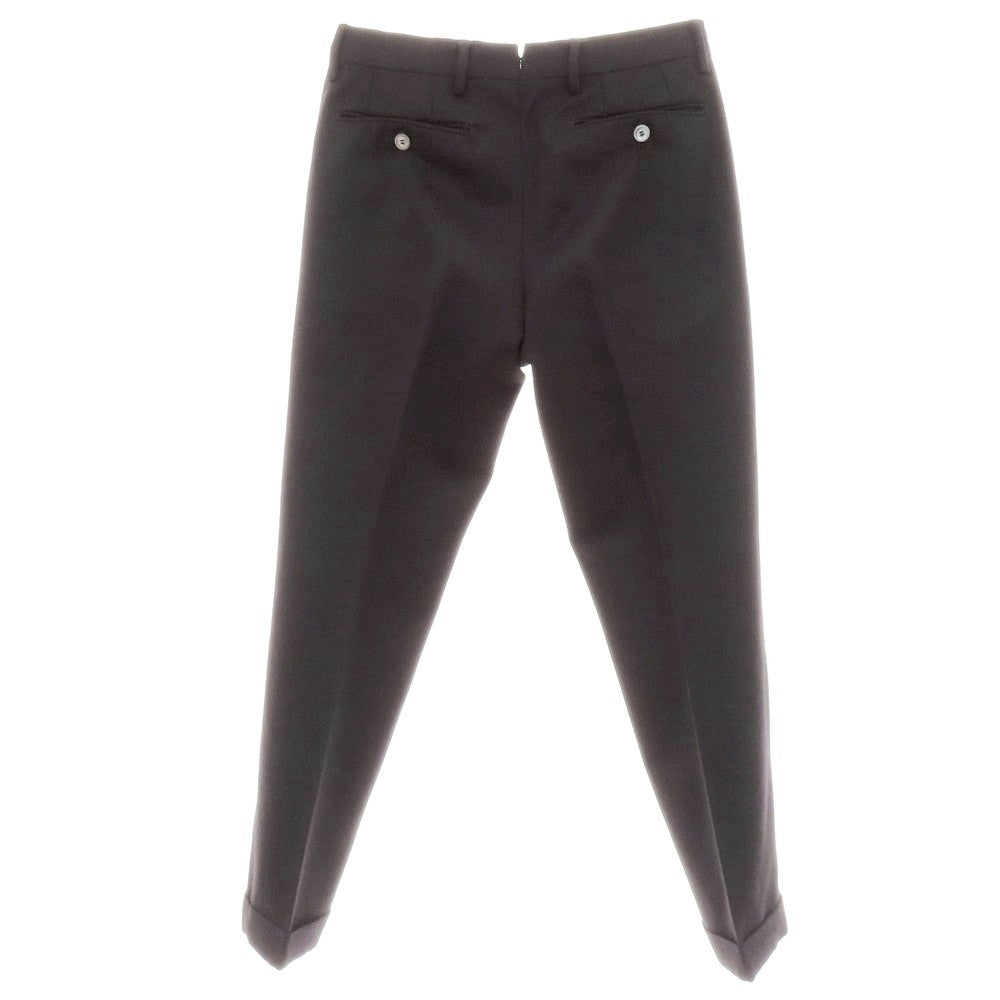 【中古】ジービーエス トラウザーズ GBS Trousers ウール カジュアルスラックスパンツ ブラック【サイズ44】【 状態ランクB 】【 メンズ 】[BPD]