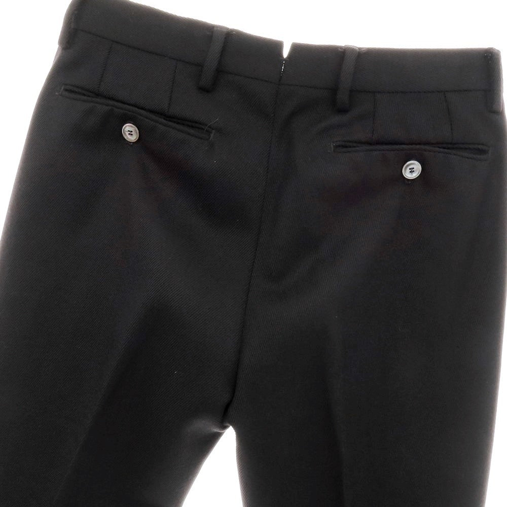 【中古】ジービーエス トラウザーズ GBS Trousers ウール カジュアルスラックスパンツ ブラック【サイズ44】【 状態ランクB 】【 メンズ 】[BPD]