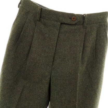 【中古】コルウ COL ウール系 カジュアルスラックスパンツ オリーブ【 表記なし（XS位） 】【 状態ランクB 】【 メンズ 】