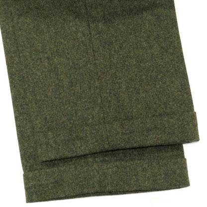 【中古】コルウ COL ウール系 カジュアルスラックスパンツ オリーブ【 表記なし（XS位） 】【 状態ランクB 】【 メンズ 】