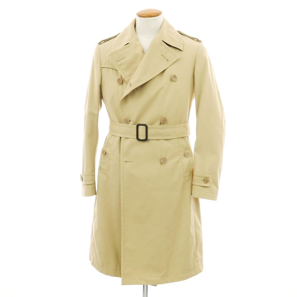 【中古】タリアトーレ TAGLIATORE ポリエステルコットン トレンチコート ベージュ【 46 】【 状態ランクB 】【 メンズ 】