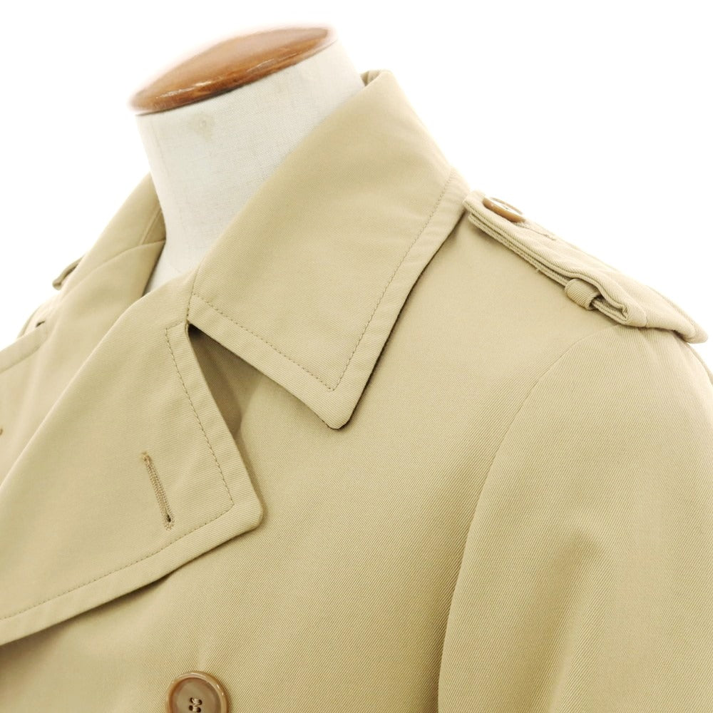 【中古】タリアトーレ TAGLIATORE ポリエステルコットン トレンチコート ベージュ【 サイズ46 】【 状態ランクB 】【 メンズ 】 [APD]