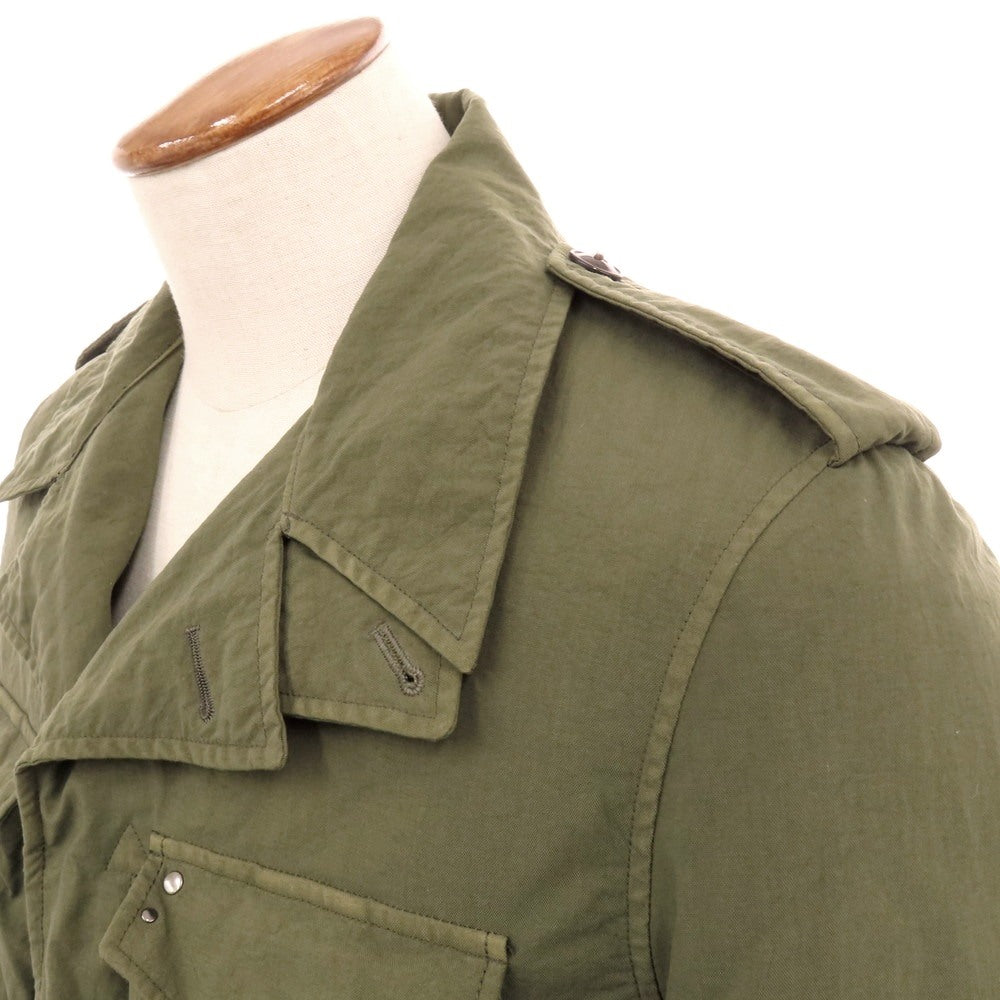 【中古】ミダ M.I.D.A. ナイロン ダウンジャケット オリーブ【 46 】【 状態ランクB 】【 メンズ 】