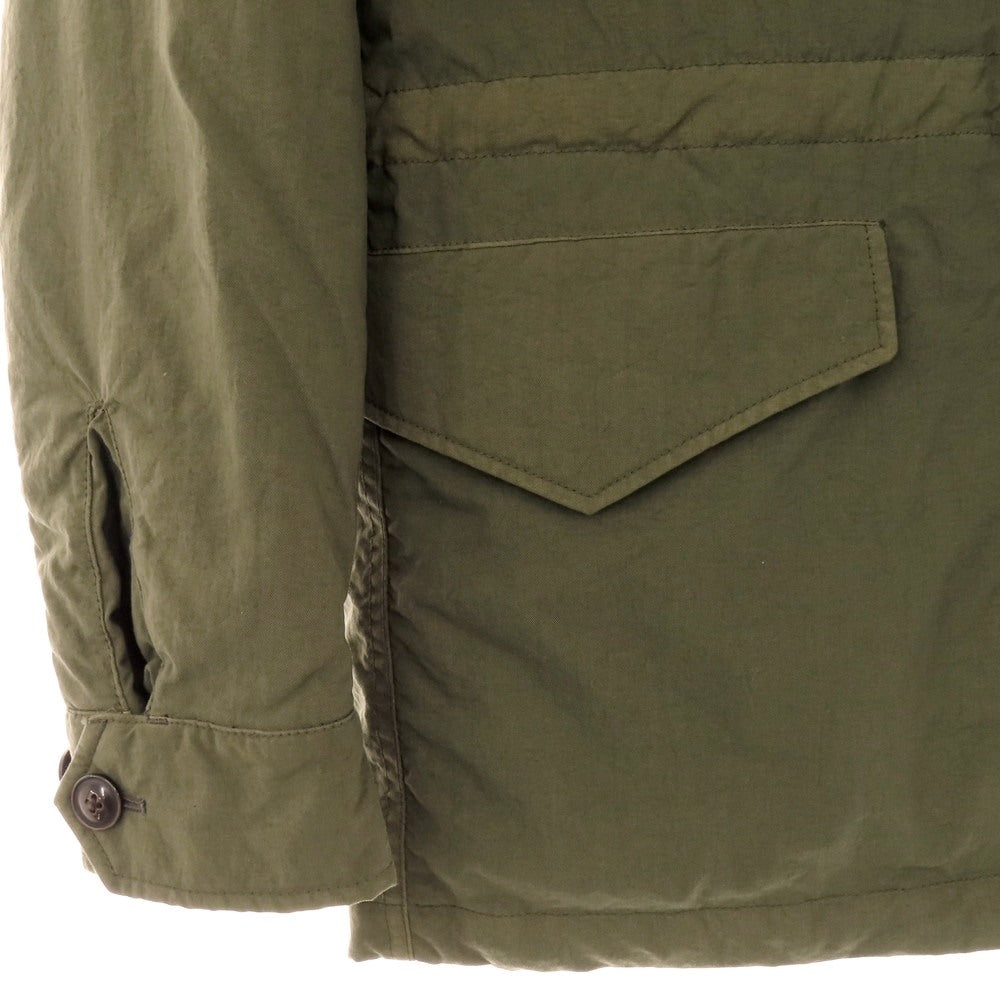 【中古】ミダ M.I.D.A. ナイロン ダウンジャケット オリーブ【 46 】【 状態ランクB 】【 メンズ 】