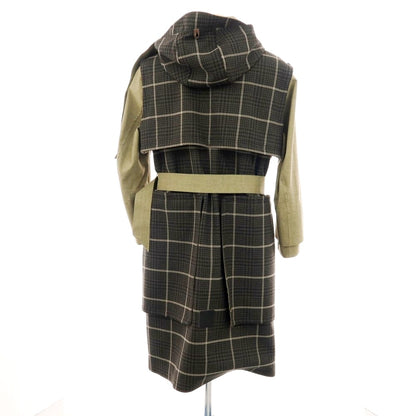 【中古】ノルウェージャンレイン Norwegian Rain MAYFAIR ポリエステル トレンチコート カーキxブラウン【 XS 】【 状態ランクB 】【 メンズ 】