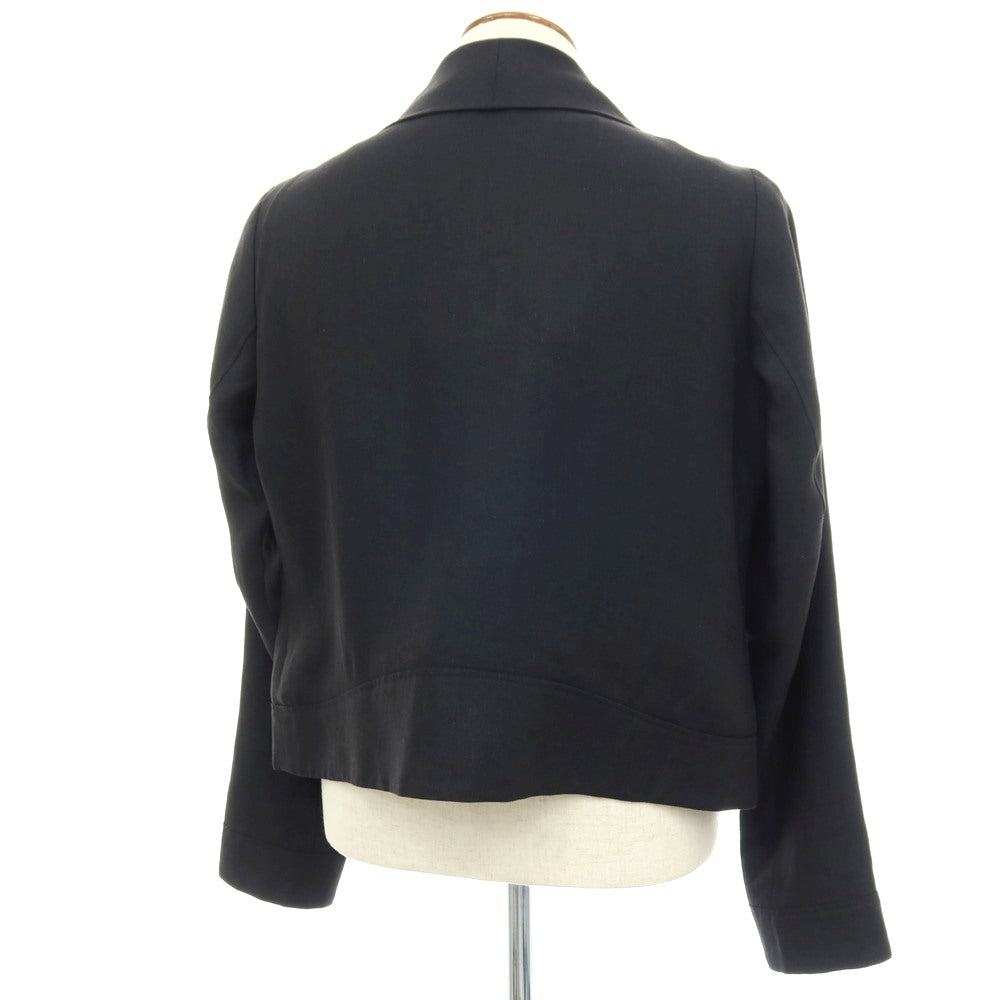 【中古】ティーマイケル T-MICHAEL LEON SHAWL リネン ヘリンボーン織り ショールカラー 1B カジュアルジャケット ブラック【サイズ48】【 状態ランクB 】【 メンズ 】