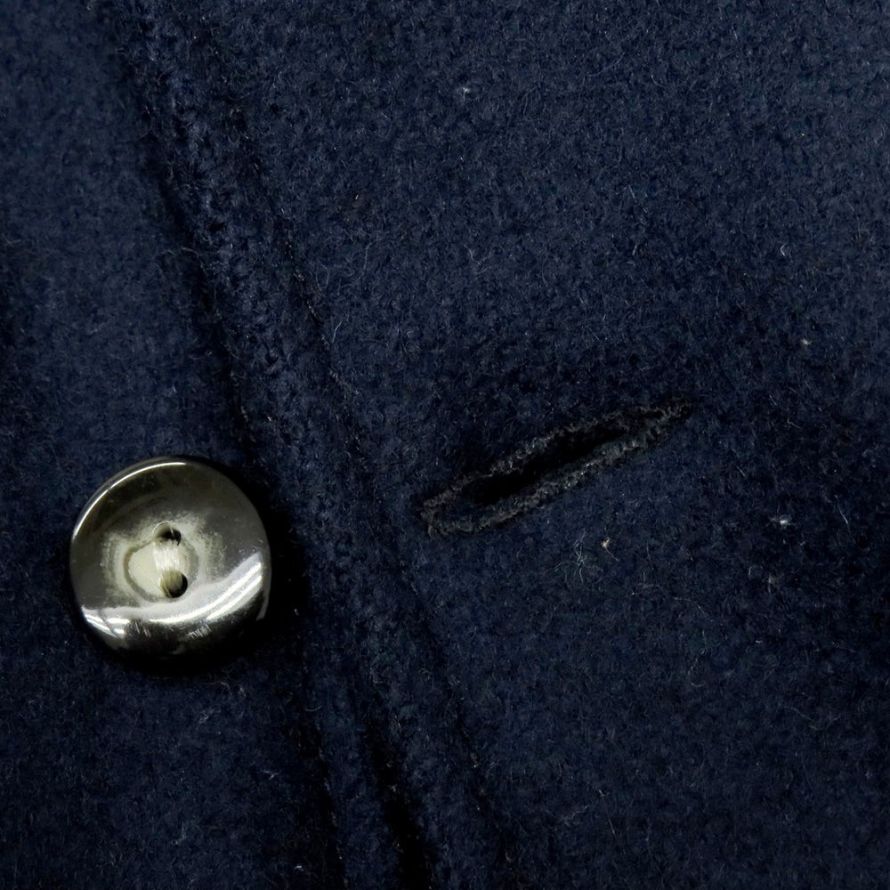 【中古】スクーカム SKOOKUM BLUE WORK別注 ウール×カウレザー 中綿入り スタジャン ネイビーxキャメル【 38 】【 状態ランクB 】【 メンズ 】