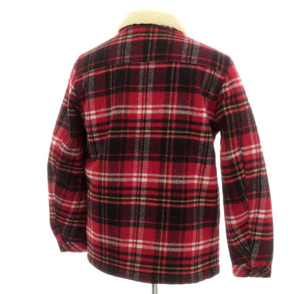【中古】ヌーディージーンズ Nudie Jeans ウールナイロン チェック ランバージャケット レッドxブラック【 L 】【 状態ランクB 】【 メンズ 】