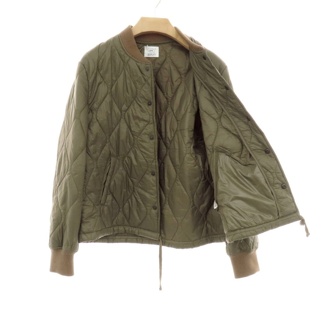 【中古】セーブカーキユナイテッド SAVE KHAKI UNITED ナイロン キルティング 中綿ブルゾン オリーブ【 S 】【 状態ランクC 】【 メンズ 】