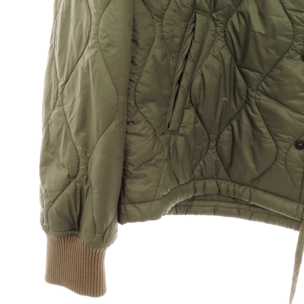 【中古】セーブカーキユナイテッド SAVE KHAKI UNITED ナイロン キルティング 中綿ブルゾン オリーブ【 S 】【 状態ランクC 】【 メンズ 】