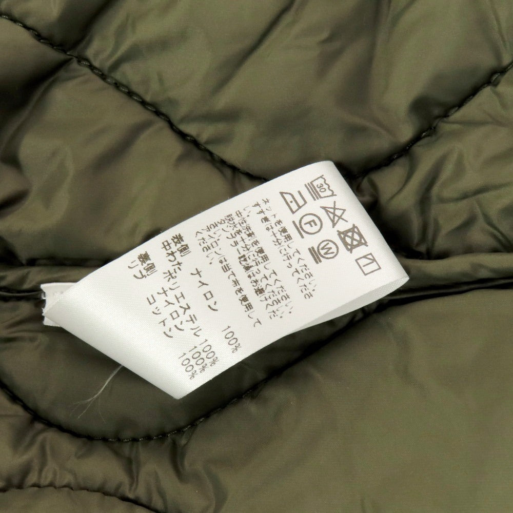 【中古】セーブカーキユナイテッド SAVE KHAKI UNITED ナイロン キルティング 中綿ブルゾン オリーブ【 S 】【 状態ランクC 】【 メンズ 】