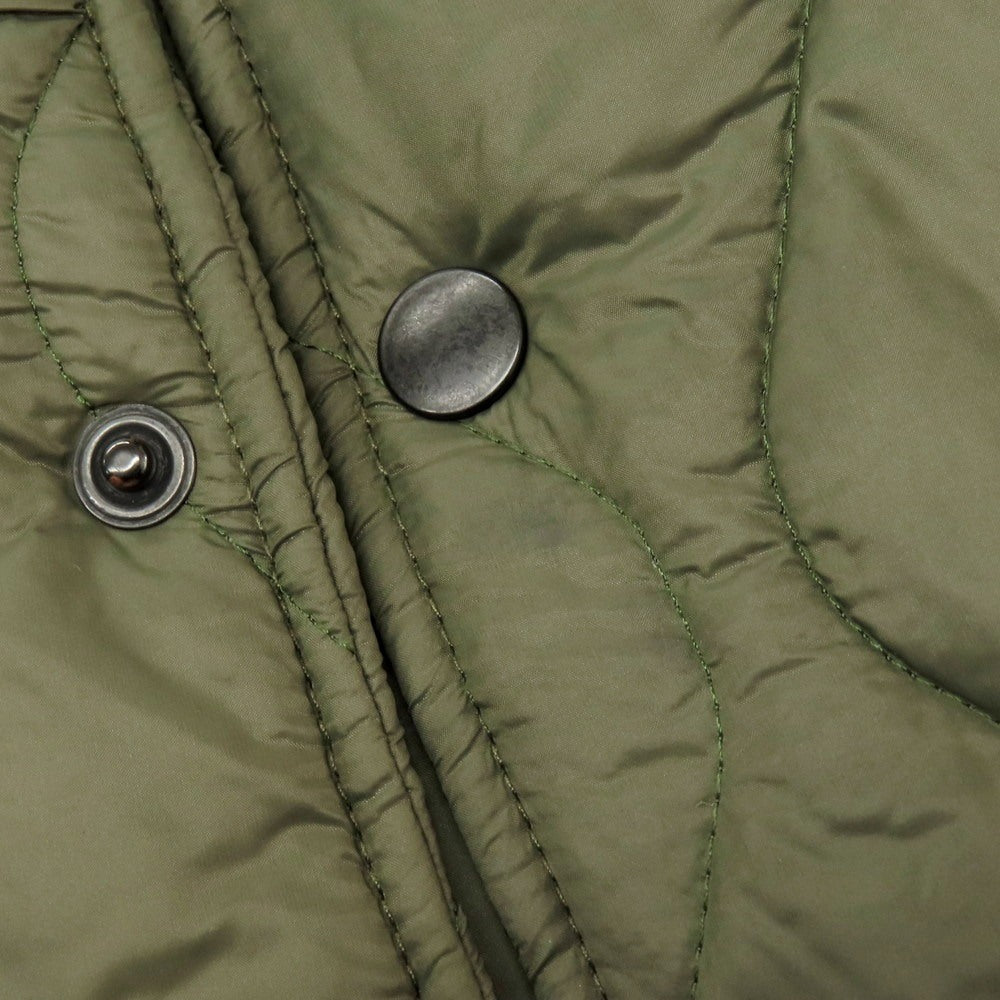 【中古】セーブカーキユナイテッド SAVE KHAKI UNITED ナイロン キルティング 中綿ブルゾン オリーブ【 S 】【 状態ランクC 】【 メンズ 】