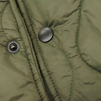 【中古】セーブカーキユナイテッド SAVE KHAKI UNITED ナイロン キルティング 中綿ブルゾン オリーブ【 S 】【 状態ランクC 】【 メンズ 】