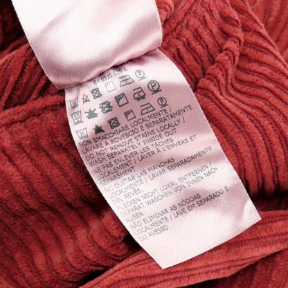 【中古】インコテックス INCOTEX ストレッチ コットン 太畝 コーデュロイパンツ レッド【 48 】【 状態ランクC 】【 メンズ 】