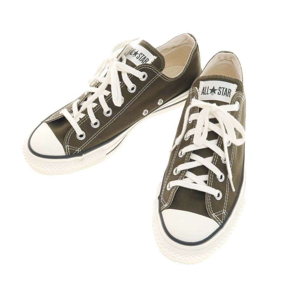 【中古】コンバース CONVERSE MADE IN JAPAN オールスターLow スニーカー カーキ【 26.5 】【 状態ランクB 】【 メンズ 】