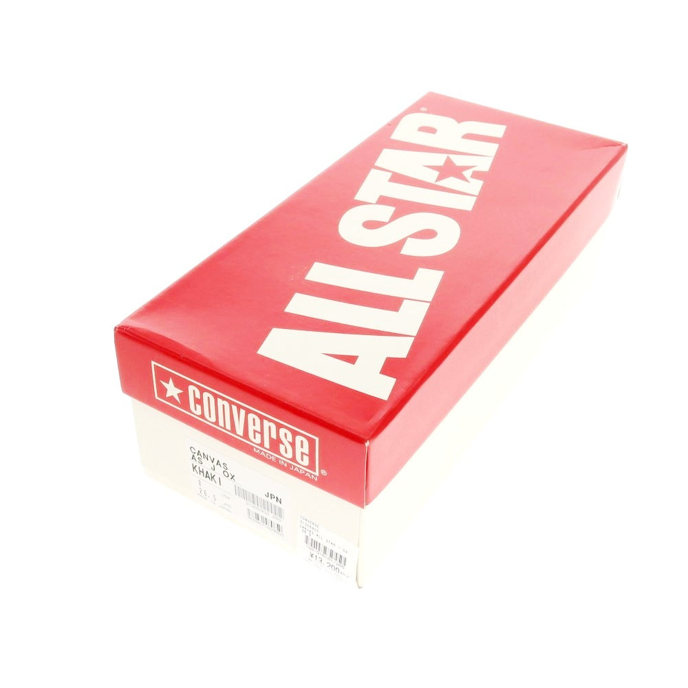 【中古】コンバース CONVERSE MADE IN JAPAN オールスターLow スニーカー カーキ【 26.5 】【 状態ランクB 】【 メンズ 】
