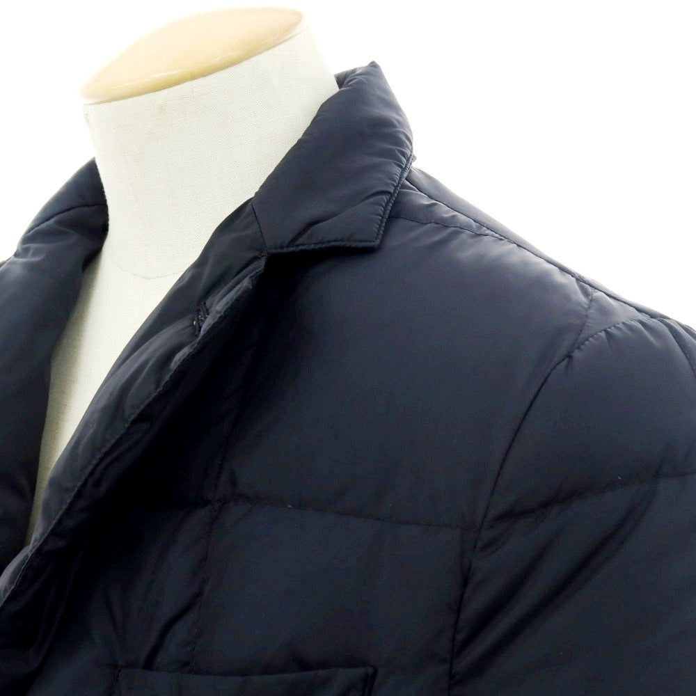 【中古】アスペジ ASPESI ナイロン ダウンコート ネイビー【 XS 】【 状態ランクC 】【 メンズ 】