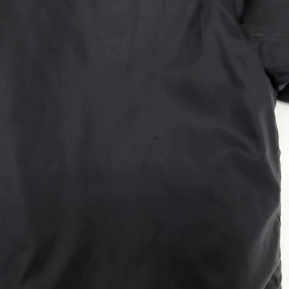 【中古】アスペジ ASPESI ナイロン スタンドカラー ダブルジップ 中綿ブルゾン ブラック【 XS 】【 状態ランクC 】【 メンズ 】