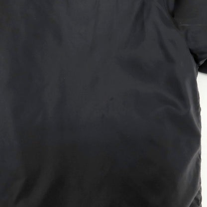 【中古】アスペジ ASPESI ナイロン スタンドカラー ダブルジップ 中綿ブルゾン ブラック【 XS 】【 状態ランクC 】【 メンズ 】