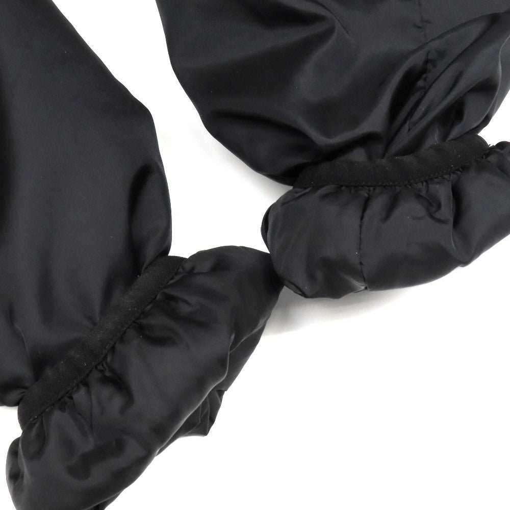 【中古】アスペジ ASPESI ナイロン スタンドカラー ダブルジップ 中綿ブルゾン ブラック【 XS 】【 状態ランクC 】【 メンズ 】