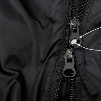 【中古】アスペジ ASPESI ナイロン スタンドカラー ダブルジップ 中綿ブルゾン ブラック【 XS 】【 状態ランクC 】【 メンズ 】