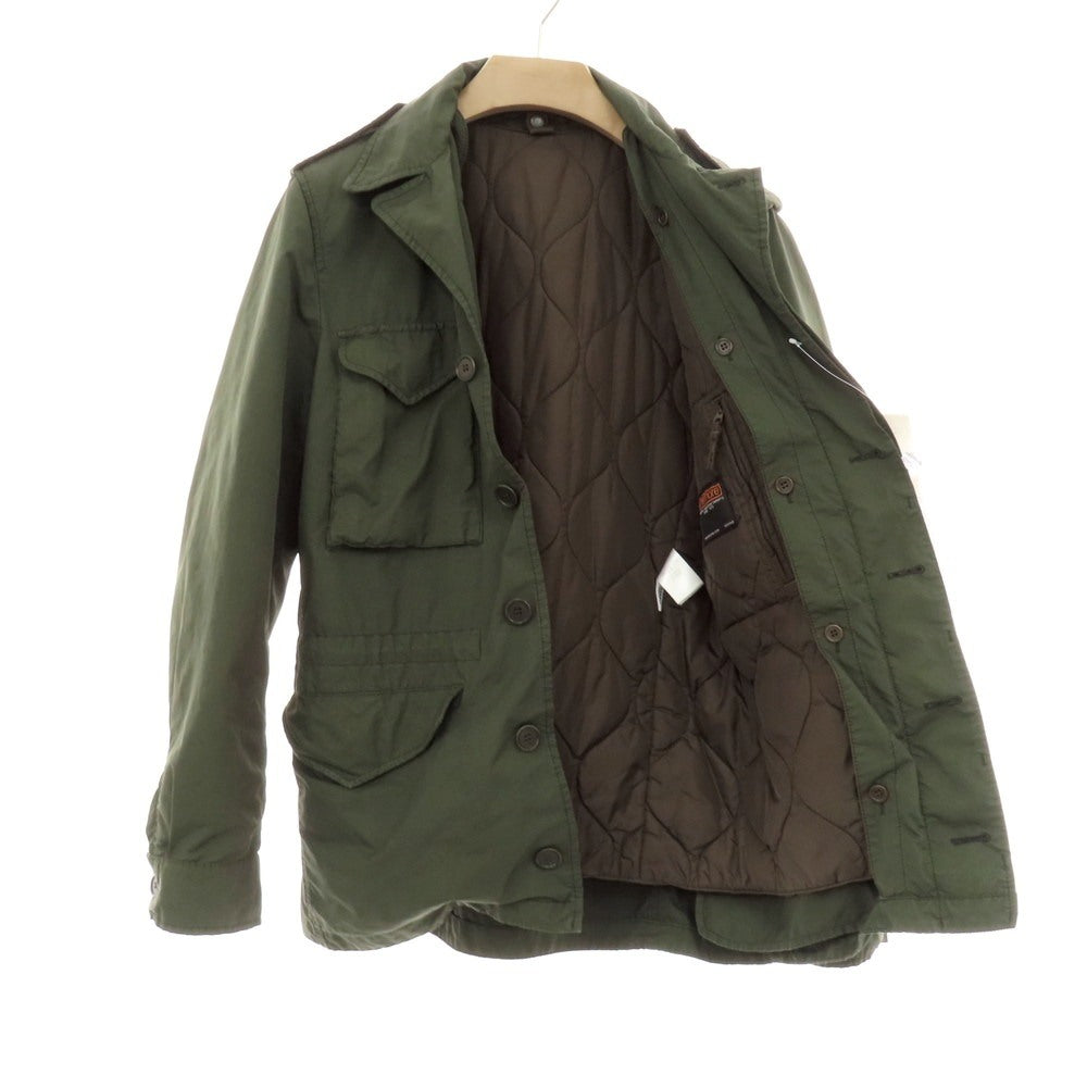 【中古】アスペジ ASPESI ポリエステルナイロン M-43型 中綿ライナー付き フィールドジャケット オリーブ【 XS 】【 状態ランクC 】【 メンズ 】