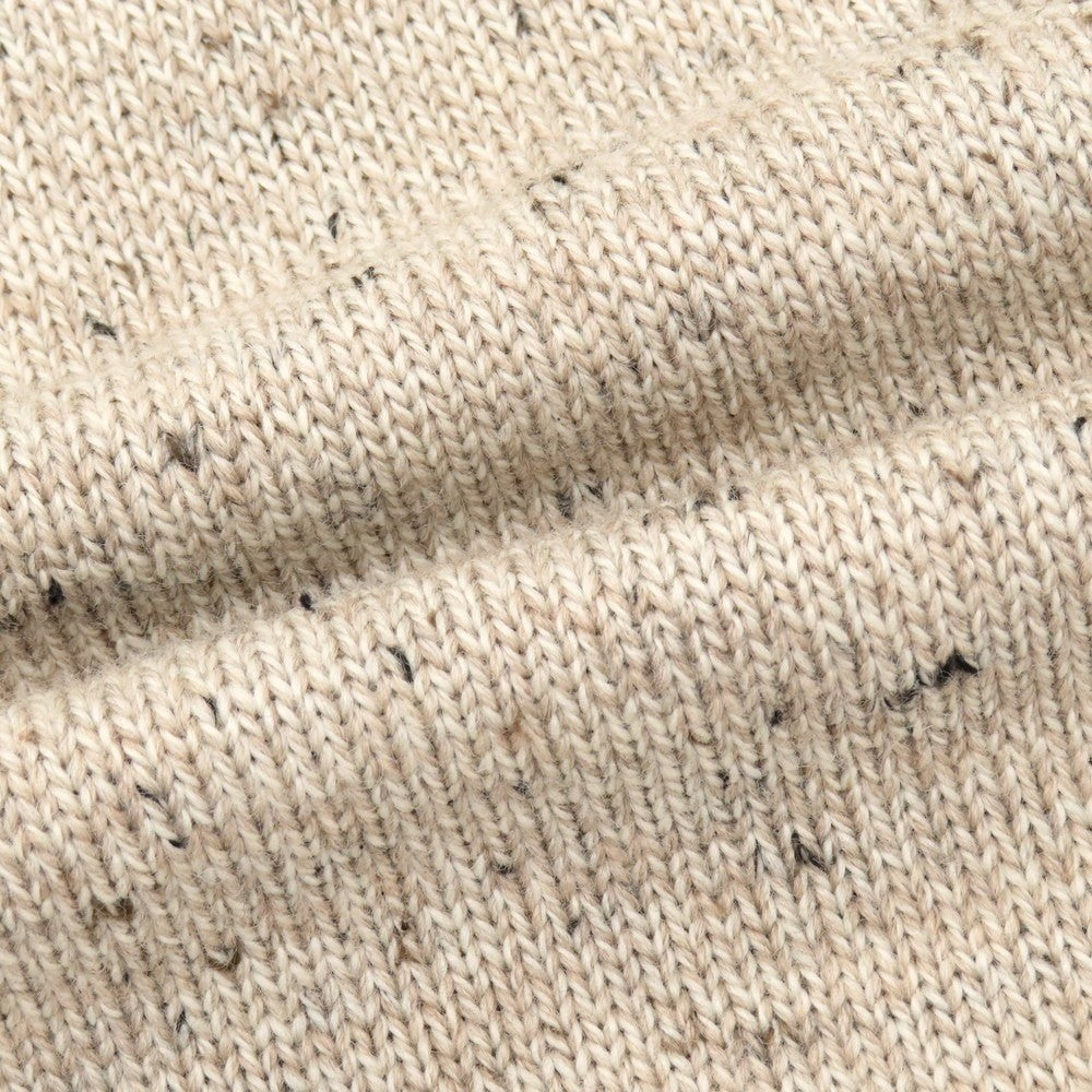 【中古】ブリティッシュメイド BRITISH MADE ウール モックネック プルオーバーニット ベージュ【 L 】【 状態ランクB 】【 メンズ 】