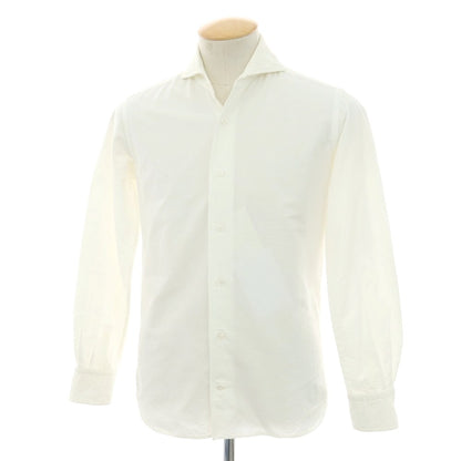 【中古】オリアン ORIAN コットン ホリゾンタルカラー カジュアルシャツ ホワイト【 37 】【 状態ランクC 】【 メンズ 】