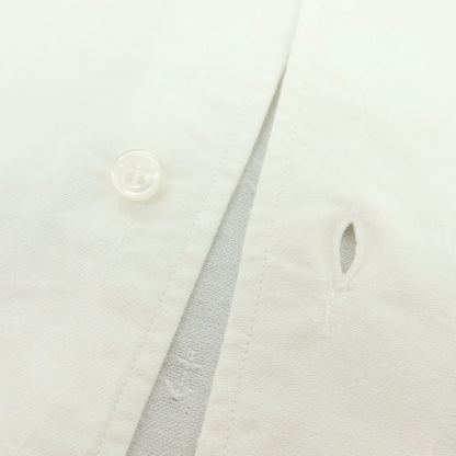 【中古】オリアン ORIAN コットン ホリゾンタルカラー カジュアルシャツ ホワイト【 37 】【 状態ランクC 】【 メンズ 】