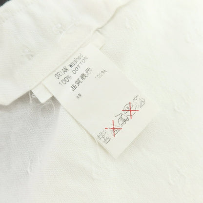 【中古】オリアン ORIAN コットン ホリゾンタルカラー カジュアルシャツ ホワイト【 37 】【 状態ランクC 】【 メンズ 】