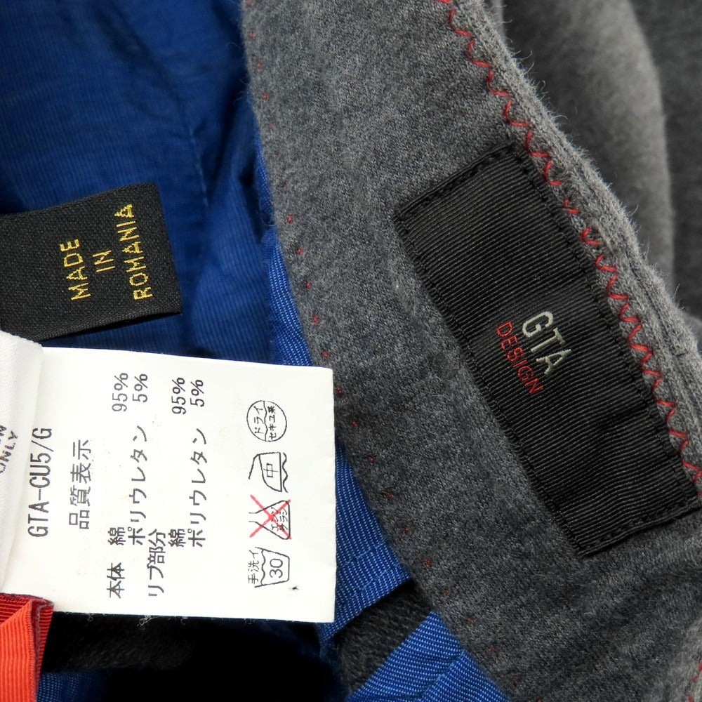 【中古】ジーティーアー G.T.A コットン ジャージー ジョガーパンツ グレー【 44 】【 状態ランクB 】【 メンズ 】