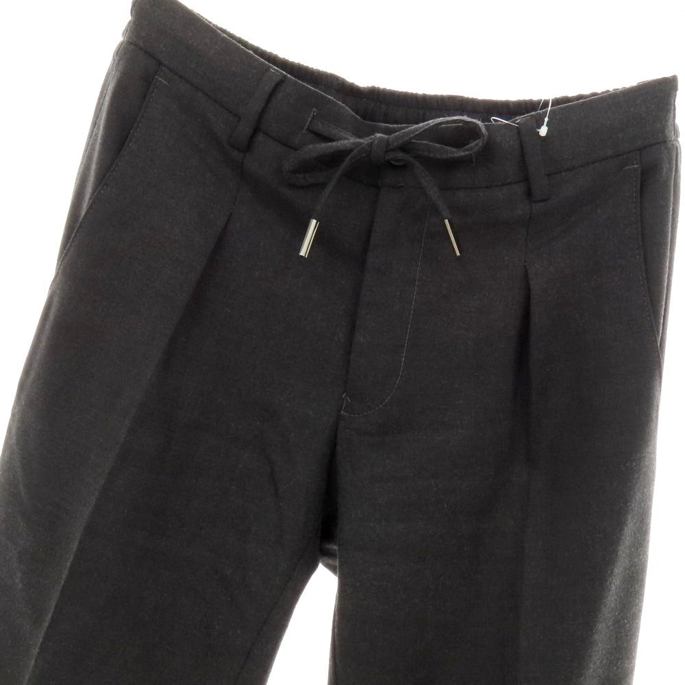 【中古】ジェルマーノ GERMANO TRAVEL ストレッチ ウールポリエステル イージースラックスパンツ チャコール【 44 】【 状態ランクC 】【 メンズ 】