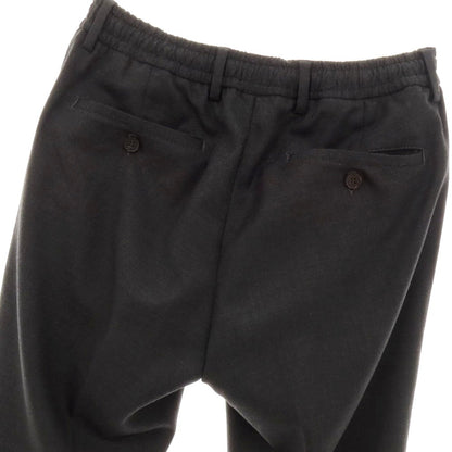 【中古】ジェルマーノ GERMANO TRAVEL ストレッチ ウールポリエステル イージースラックスパンツ チャコール【 44 】【 状態ランクC 】【 メンズ 】