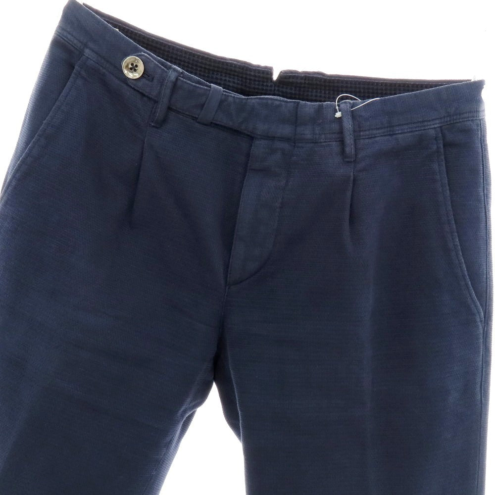 【中古】ジーティーアー G.T.A Bayron ストレッチ コットン カジュアルスラックスパンツ ネイビー【 44 】【 状態ランクC 】【 メンズ 】