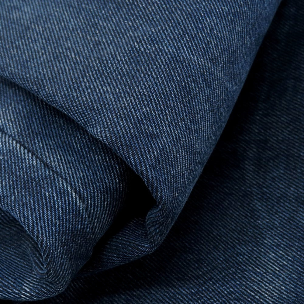 【中古】ヤヌーク YANUK ストレッチ テンセルポリエステル イージーデニムパンツ ネイビー【 M 】【 状態ランクC 】【 メンズ 】