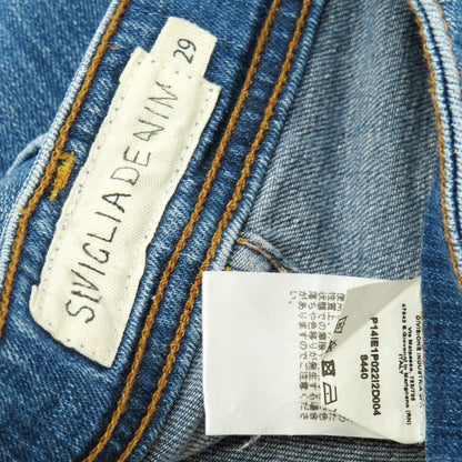 【中古】シビリア SIVIGLIA コットン系 デニムパンツ ジーンズ ブルー【 29 】【 状態ランクC 】【 メンズ 】