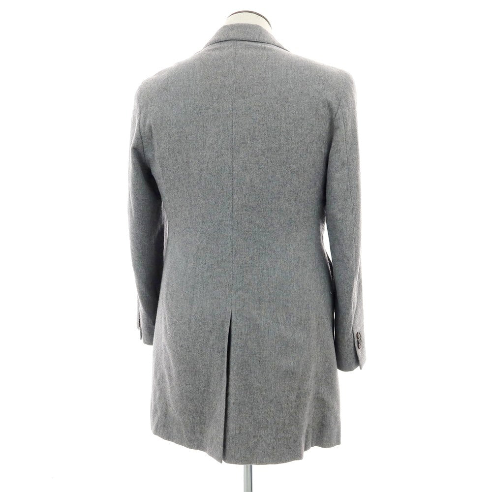 【中古】フガート FUGATO SHIPS別注 ウールナイロン チェスターフィールドコート グレー【 表記なし（XL位） 】【 状態ランクD 】【 メンズ 】