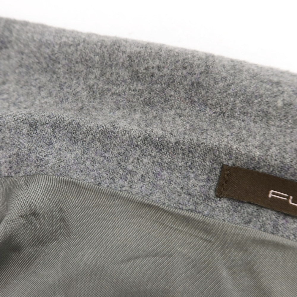 【中古】フガート FUGATO SHIPS別注 ウールナイロン チェスターフィールドコート グレー【 表記なし（XL位） 】【 状態ランクD 】【 メンズ 】