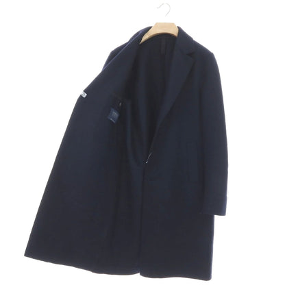 【中古】ハリスワーフロンドン HARRIS WHARF LONDON ウール チェスターフィールドコート ネイビー【 50 】【 状態ランクA 】【 メンズ 】
