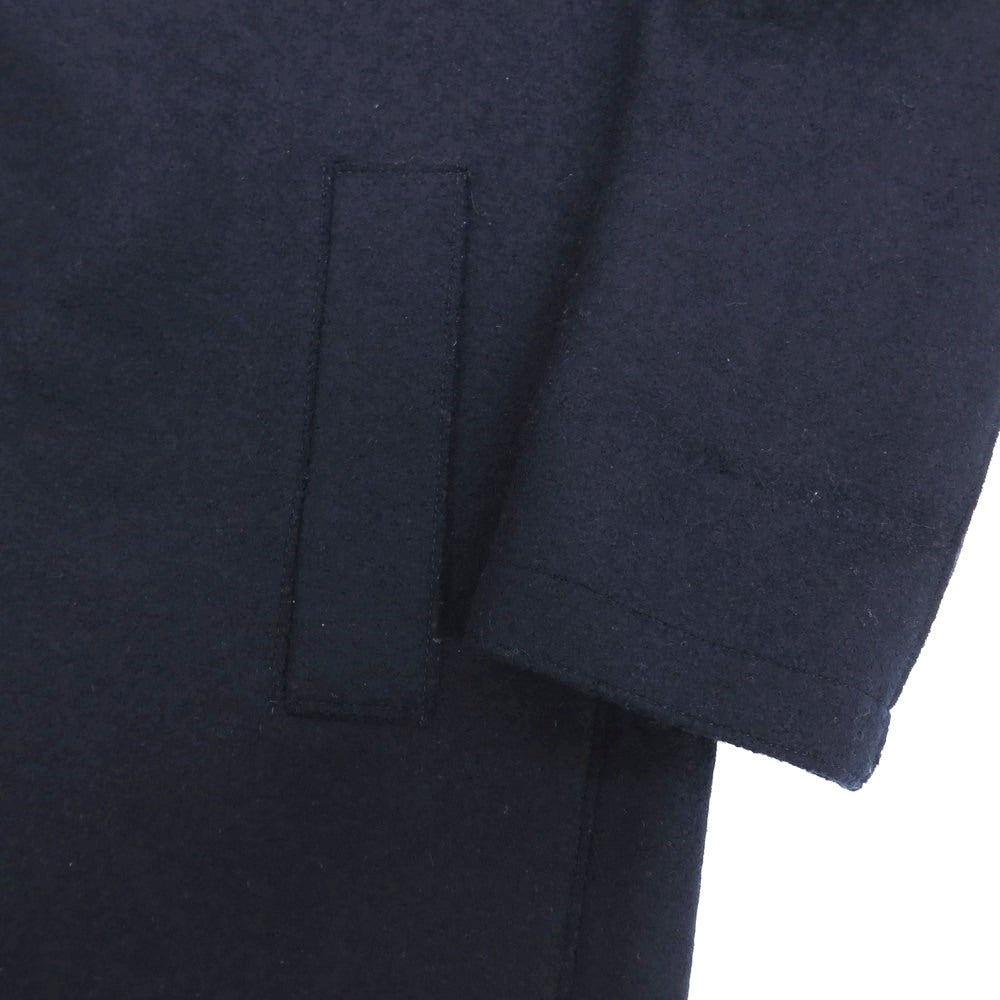 【中古】ハリスワーフロンドン HARRIS WHARF LONDON ウール チェスターフィールドコート ネイビー【 50 】【 状態ランクA 】【 メンズ 】