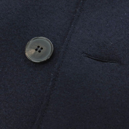 【中古】ハリスワーフロンドン HARRIS WHARF LONDON ウール チェスターフィールドコート ネイビー【 50 】【 状態ランクA 】【 メンズ 】