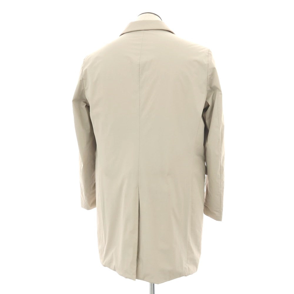 【中古】アスペジ ASPESI NUVOLA COMFORT ナイロンポリウレタン 中綿入り チェスターフィールドコート ベージュ【 L 】【 状態ランクC 】【 メンズ 】