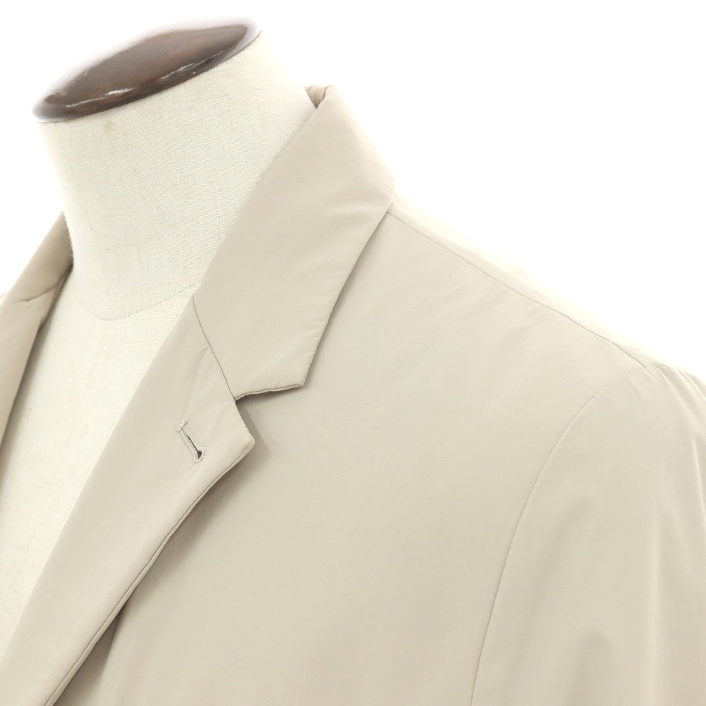 【中古】アスペジ ASPESI NUVOLA COMFORT ナイロンポリウレタン 中綿入り チェスターフィールドコート ベージュ【サイズL】【 状態ランクC 】【 メンズ 】[BPD]